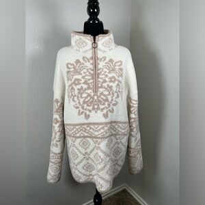 Target Knox Rose Quarter Zip Fall Sherpa Pullover Sweater Plush Size XXL